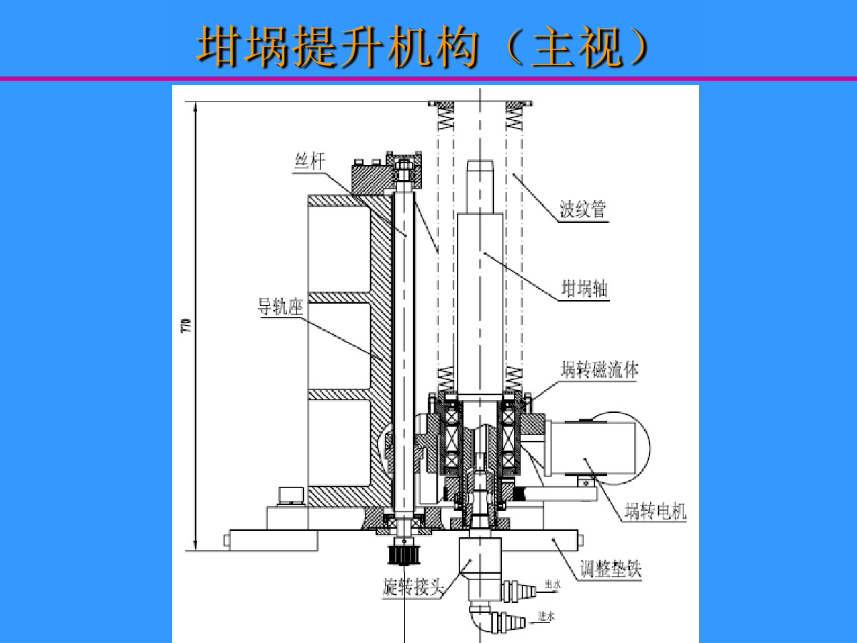 半导体单晶炉-单晶炉机械结构